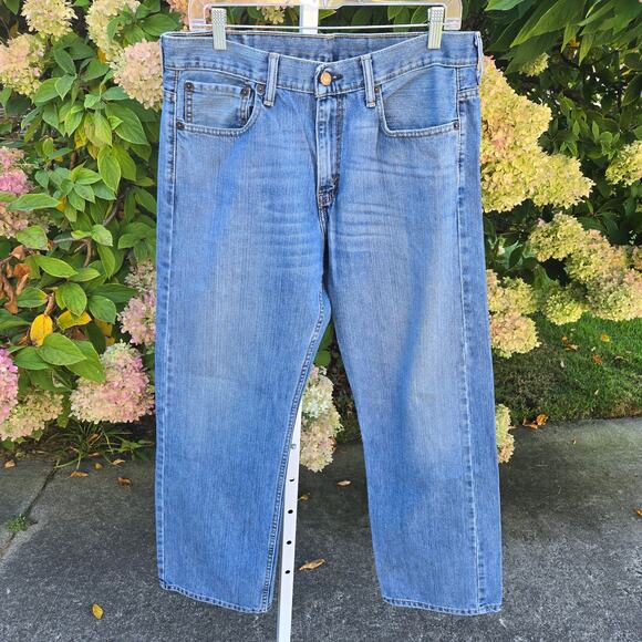 Levi's Men's Jeans 569 Loose Straight Well Worn 100% Cotton made in Mexico sz 32 - Picture 2 of 16